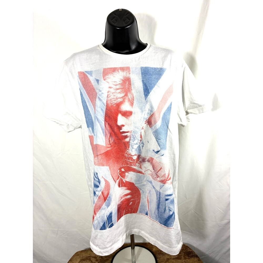 David Bowie Union Jack Graphic Band Tee